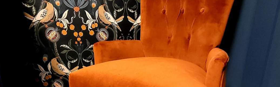 Reflexology studio orange chair